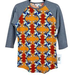 Lularoe Disney Randy Top Donald Duck - Size XS